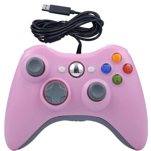 For XBOX 360 Console And PC USB Dual Vibration Wired Gamepad(Blue) Carousel 1