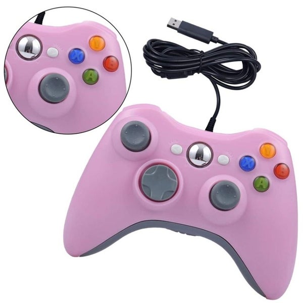 For XBOX 360 Console And PC USB Dual Vibration Wired Gamepad(Blue) Carousel 2