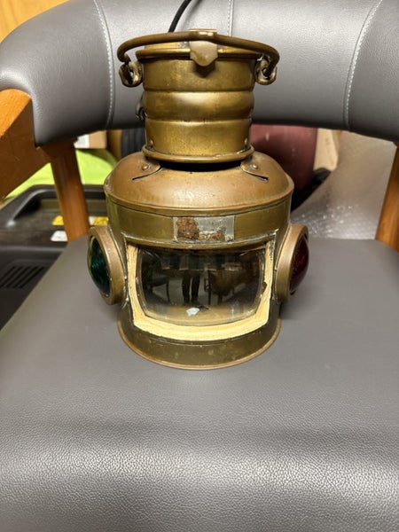 Vintage Brass Marine Lantern Carousel 1