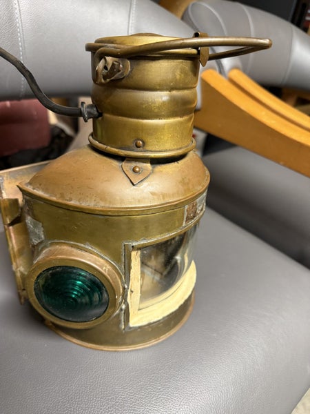 Vintage Brass Marine Lantern Carousel 2