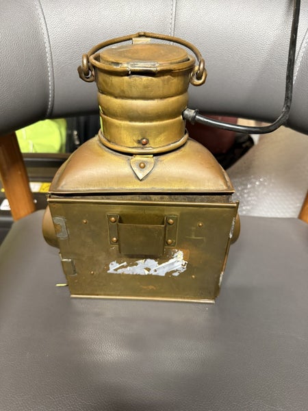 Vintage Brass Marine Lantern Carousel 5