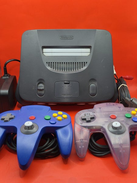 Nintendo 64 Console + Controllers + Cables Carousel 1