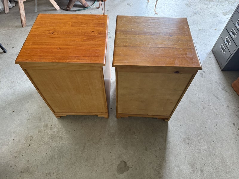Matching Pine 3 Draw Bedside Tables Carousel 6