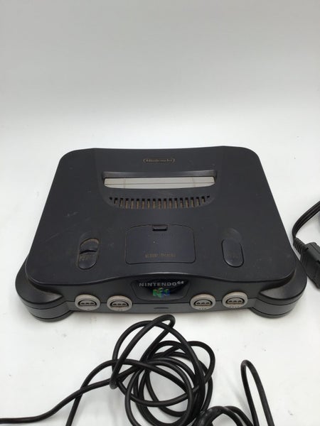 * N64 Nintendo 64 Console w/ 2 Controllers & Genuine Cables! * Carousel 2