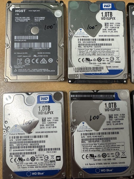 1TB 2.5” HDD*10 Carousel 2