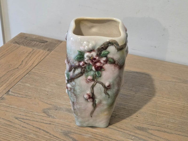 Beautiful Sylvac Pottery (England) Cherry Blossom Vase Carousel 14