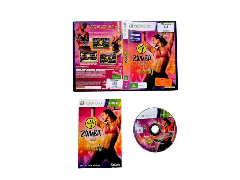Zumba Fitness: Join the Party (Xbox 360) *EXCELLENT & COMPLETE* Carousel 1