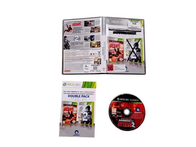 Rainbow Six Vegas 2 / Ghost Recon Advanced Warfighter (Xbox 360) DOUBLE SHOT Carousel 1