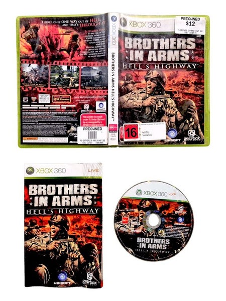 Brothers in Arms: Hell's Highway (Xbox 360) *COMPLETE* Carousel 1