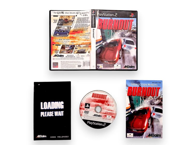 Burnout: Original Game, ORIGINAL PRINT (PS2) *COMPLETE* Carousel 1