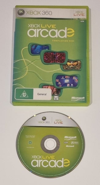 Xbox Live Arcade Compilation Disc – Tested & Resurfaced – CIB – Case Damaged Carousel 1
