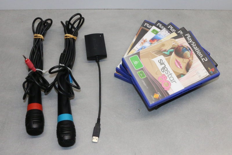 SingStar PlayStation 2 Bundle – Includes 2 Microphones & 5 Games Carousel 1