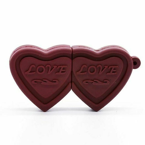 Dual Hearts Style 16GB USB Flash Disk Carousel 2