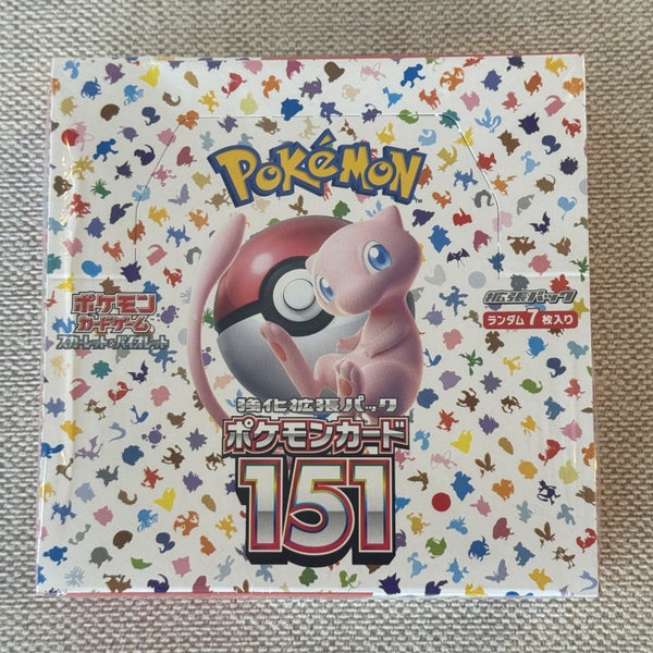 Pokemon 151 Japanese Sealed Booster Box Carousel 1
