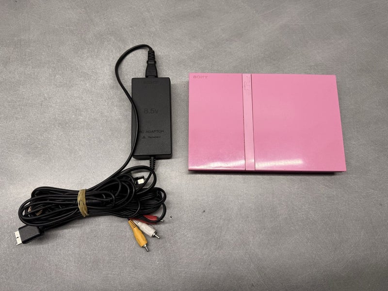 Sony PlayStation 2 Slim Console Pink with AV & Power Cables Carousel 1