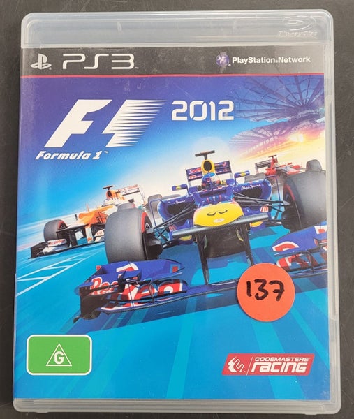 Formula 1 2012 PS3 Game Carousel 1