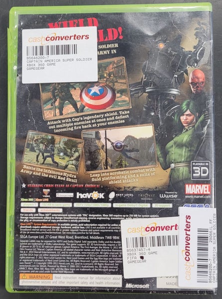 Captain America Super Soldier Xbox 360 Game Carousel 4