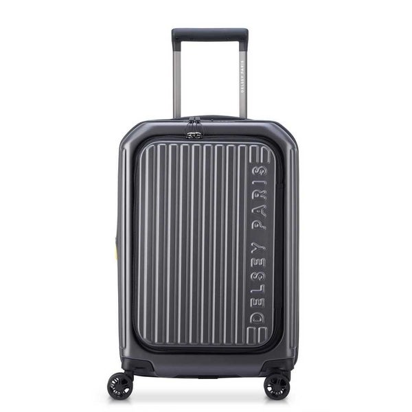 Delsey Securitime 4 Exp. Wheelaboard Spinner Case Anthracite 55cm Carousel 1