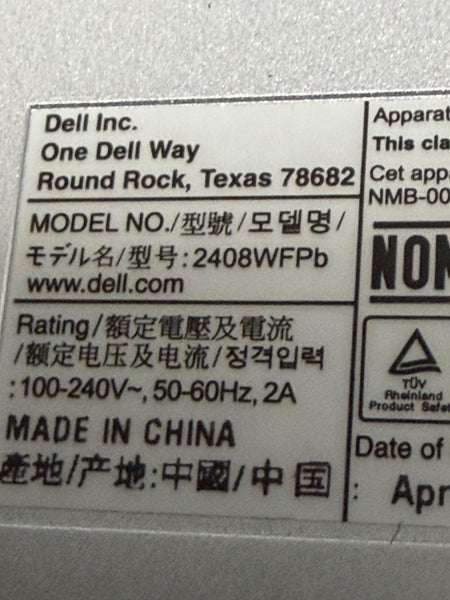 Dell 24” 2408WFPb inch monitor - Perfect for console gaming - No Stand Carousel 3