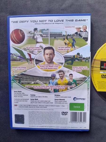 Ricky Ponting International Cricket 2005 Playstation 2 Carousel 2