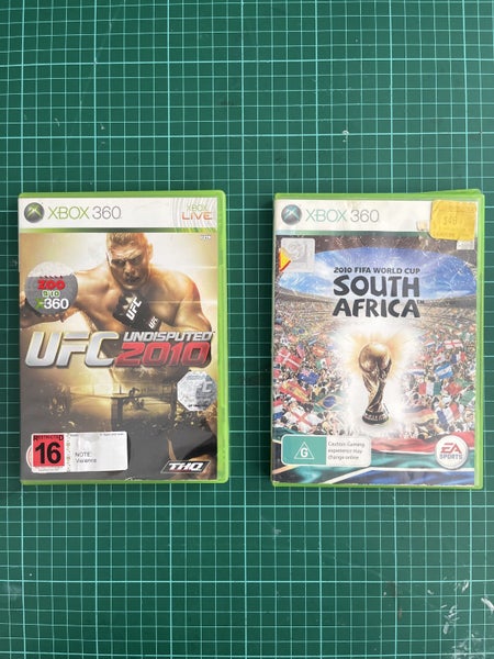 2 x 2010 Xbox 360 Games UFC FIFA Carousel 1