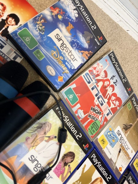 PlayStation 2 singstar buzz bulk lot bundle Carousel 2