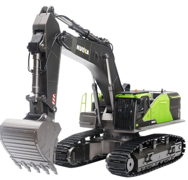 HUINA 1593 EXCAVATOR Remote Control RC Green/Black 1:14 Scale Digger (Hui Na) image 7
