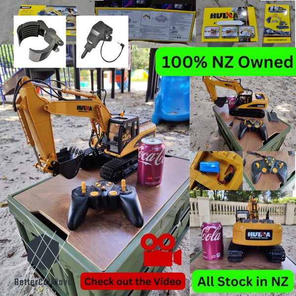 HUINA 1535-1 Digger Truck Model Car 1:14 RC (Hui Na) 15CH (WITH ACCESSORIES)