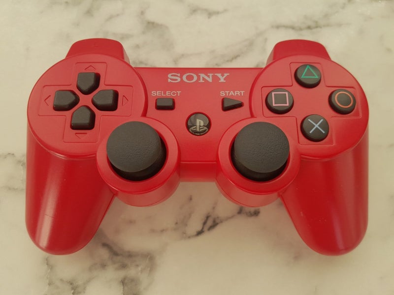 Genuine SONY PS3 DualShock sixaxis Wireless Controller - Deep Red Carousel 1