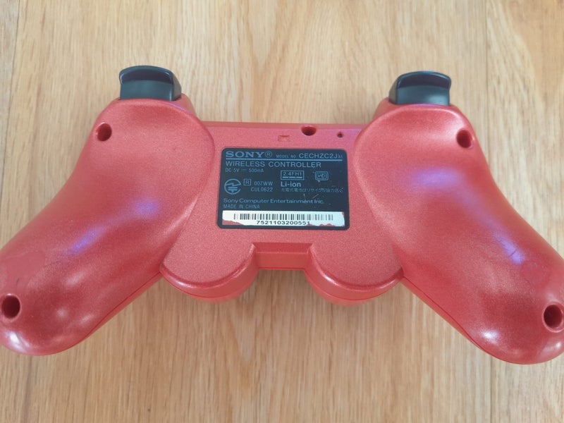 Genuine SONY PS3 DualShock sixaxis Wireless Controller - Scarlet Red Carousel 2