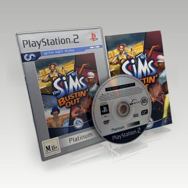 PS2 • The Sims Bustin' Out (Platinum) • CIB Carousel 1