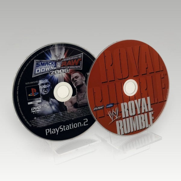 PS2 • WWE SmackDown! vs. Raw 2006 Bonus DVD Bundle • CIB Carousel 3