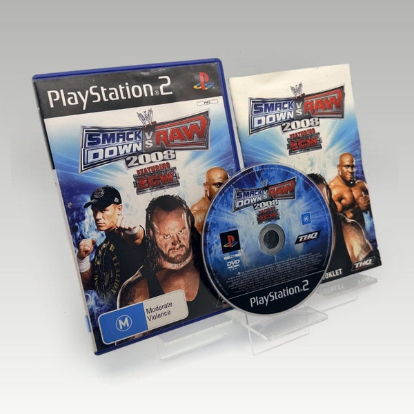PS2 • WWE SmackDown vs. Raw 2008 • CIB Carousel 1