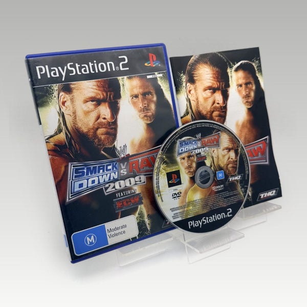 PS2 • WWE SmackDown vs. Raw 2009 • CIB Carousel 1