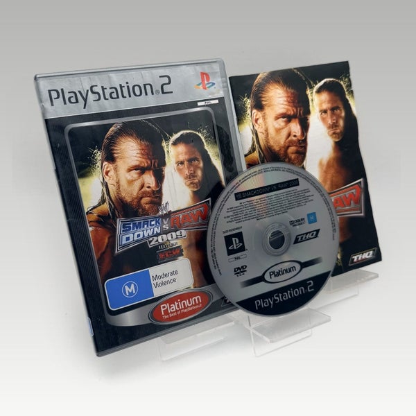 PS2 • WWE SmackDown vs. Raw 2009 (Platinum) • CIB Carousel 1
