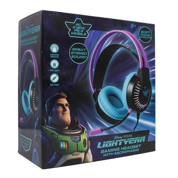 Disney Pixar Lightyear Gaming Headset w/ Microphone For Xbox/PS4/Mobile 5y+ Carousel 1