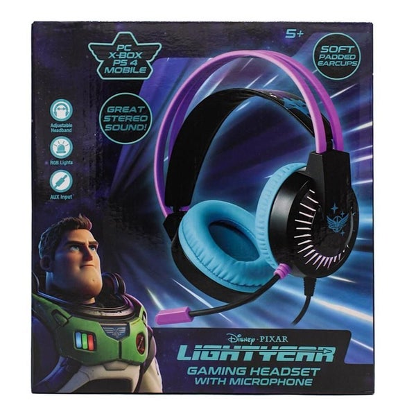 Disney Pixar Lightyear Gaming Headset w/ Microphone For Xbox/PS4/Mobile 5y+ Carousel 2