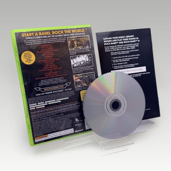 Xbox 360 • AC/DC Live: Rock Band - Track Pack • CIB Carousel 2