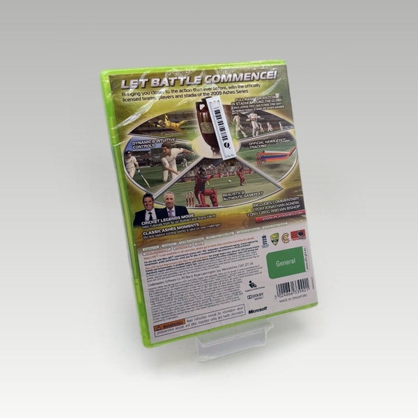 Xbox 360 • Ashes Cricket 2009 • CIB • New / Sealed Carousel 2