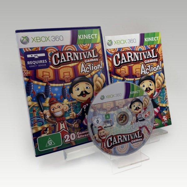 Xbox 360 • Carnival Games: Monkey See, Monkey Do • CIB Carousel 1