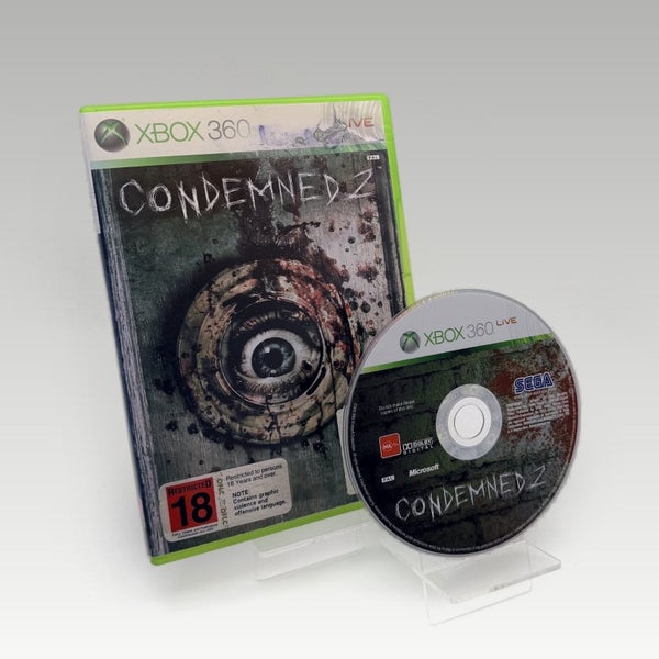 Xbox 360 • Condemned 2: Bloodshot Artwork Damage • CIB Carousel 1