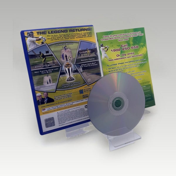 PS2 • Ricky Ponting International Cricket 2007 • CIB Carousel 2