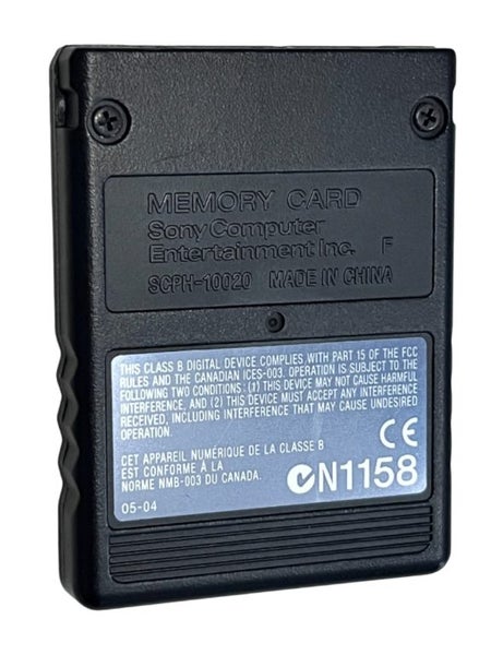 GENUINE SONY PS2 Memory Card - Black Carousel 2