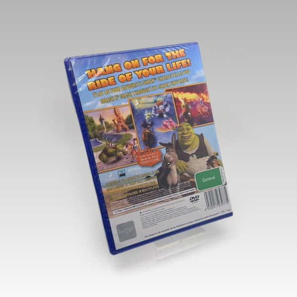 PS2 • Shrek Smash n' Crash Racing • CIB • New / Sealed Carousel 2