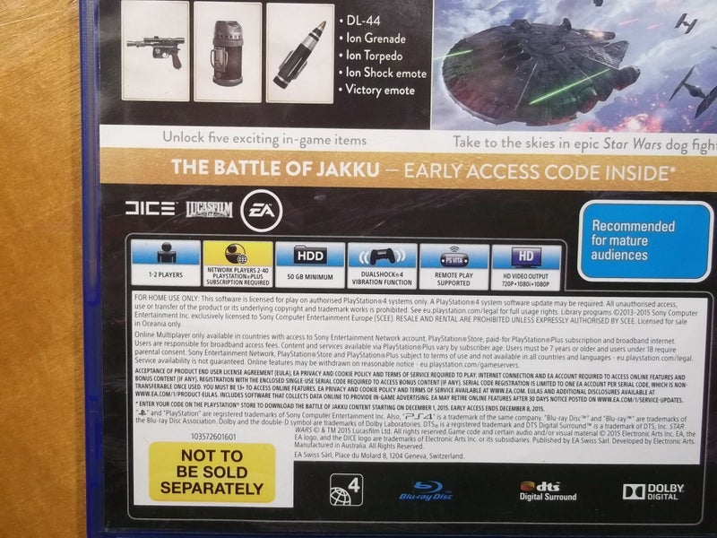 Star Wars Battlefront Deluxe Edition - PS4 Game - Excellent Condition Carousel 5