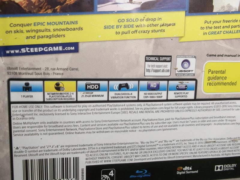 Steep - PS4 Game - Excellent Condition Carousel 4