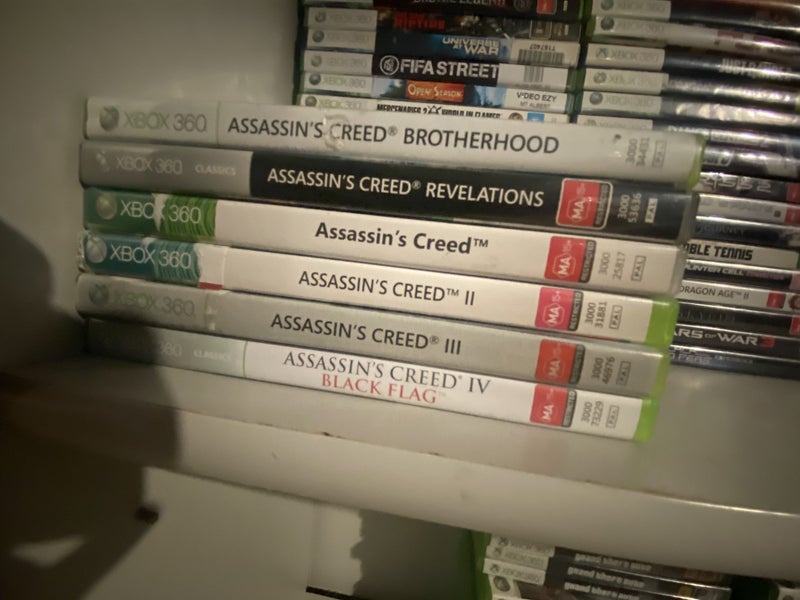 ** bulk buy x 6 ASSASINS CREED Xbox 360 games ** Carousel 1
