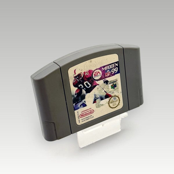 N64 • Madden NFL 99 Sticker Damage • Loose Carousel 1