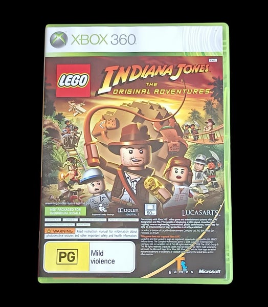 Lego Indiana Jones & Kung Fu Panda Xbox 360 *excellent* complete Carousel 4
