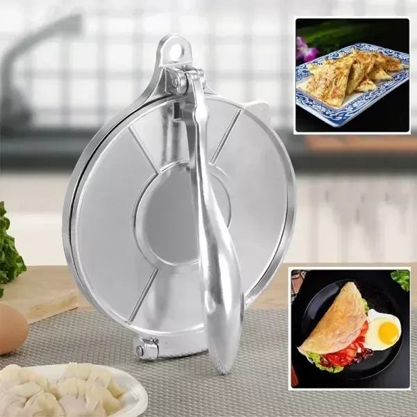 16/20CM DIY Tortilla Press Maker Aluminium Alloy Manual Corn Tortillas Dough Carousel 2